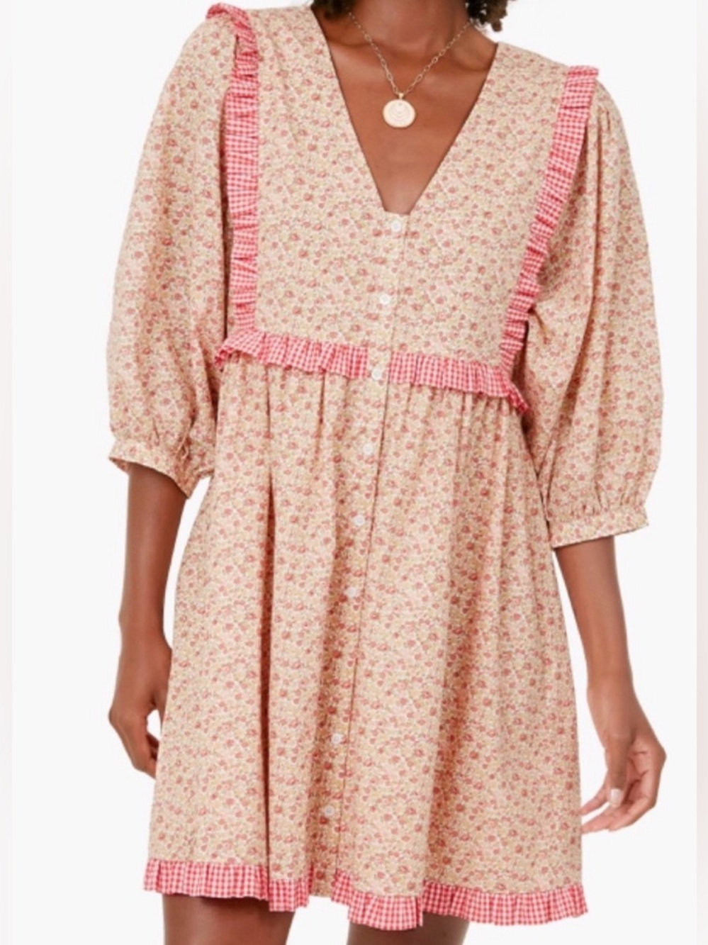 Hyacinth House by Tuckernuck Floral Mia Dress Women’s Size Medium